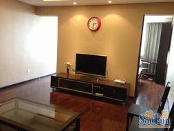 艾瑟顿国际公寓短租体验 一室一厅精装全进口家电南向高层